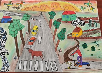 Drawing Competition About Road Safety 2